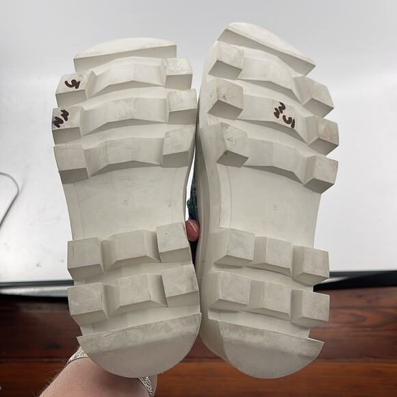 NWOT Jeffrey Campbell Enfance floral print lugged chunky platform Mary Jane’s 6 - Picture 6 of 6